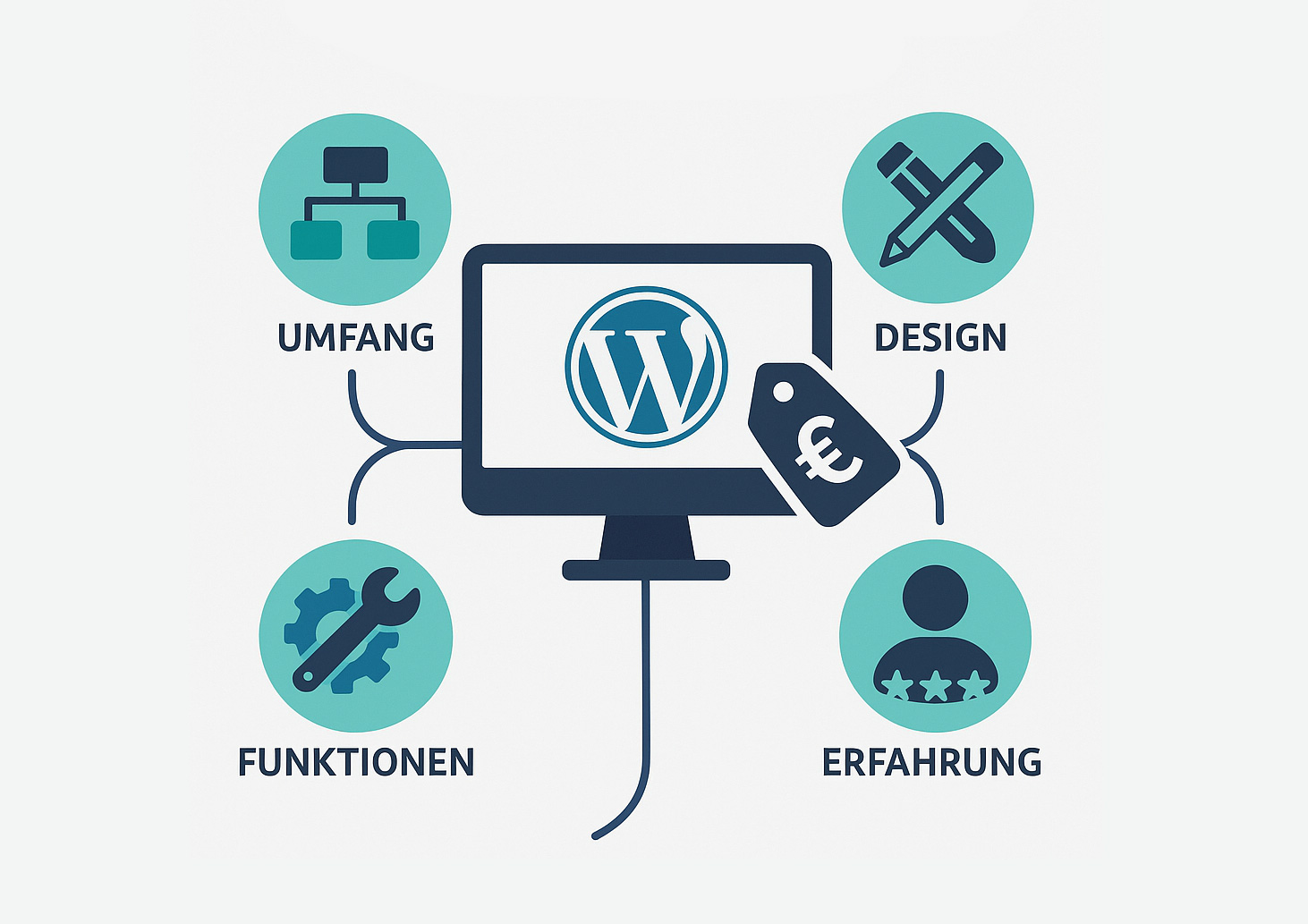 Faktoren, die den Preis einer WordPress Webseite bestimmen